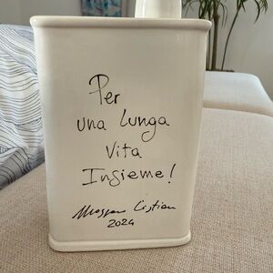 Vietri Cream Olive Oil Dispenser